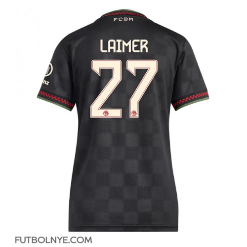 Camiseta Bayern Munich Konrad Laimer #27 Tercera Equipación para mujer 2025-26 manga corta